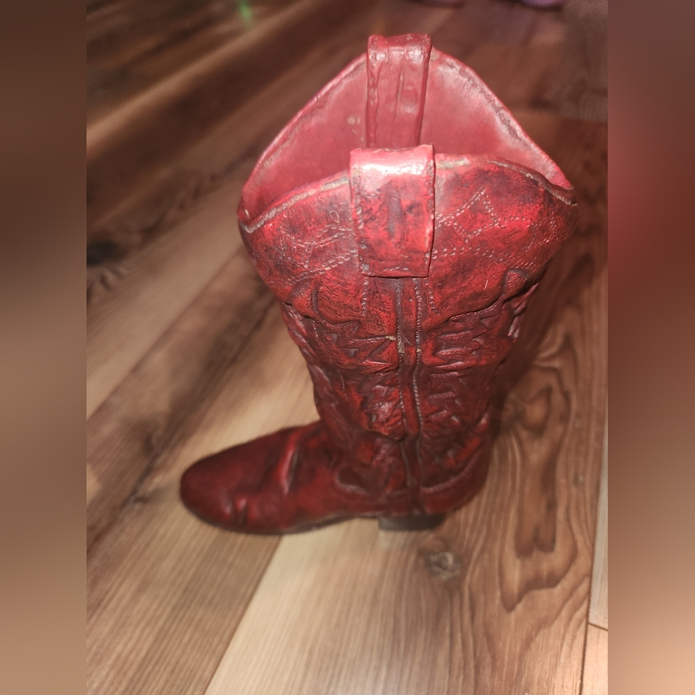 Vintage Western Boot Ceramic Decor - Picture 6 of 8